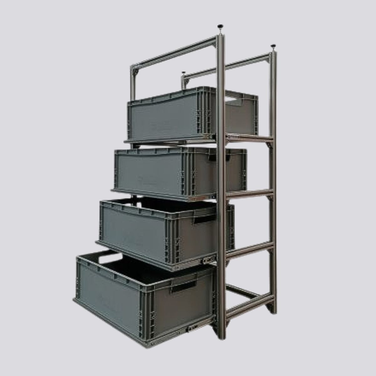 Produktbilder (aluboerse) (6) regalsystem aus aluprofilen