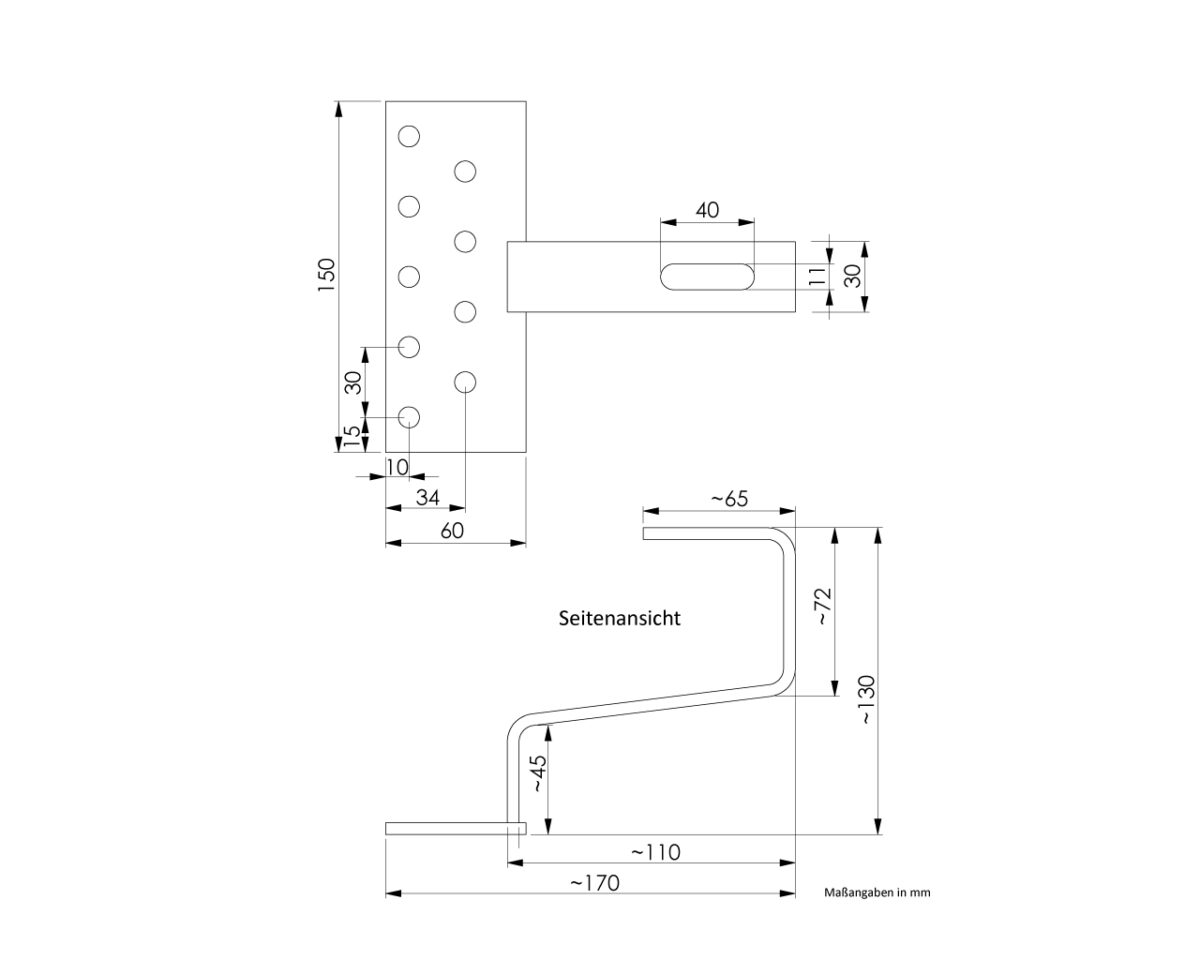 Dachhaken-150x60