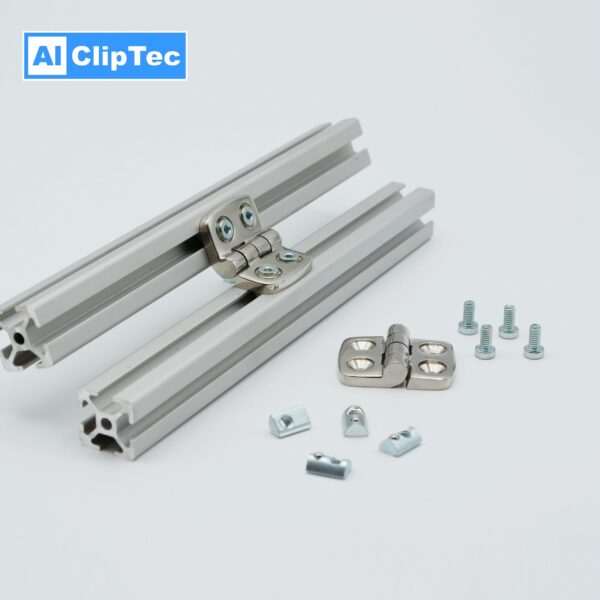 Scharnier-Set Edelstahl Nut 5
