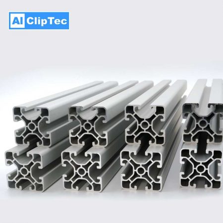 Sparpaket Aluprofil AlClipTec 40x40 SUPERLEICHT Nut 8